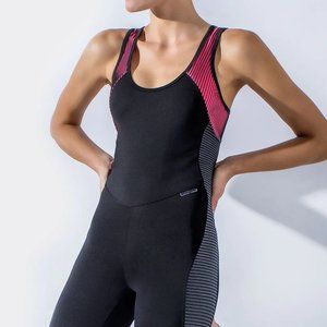 Jumpsuit 0653 Black  Gray Fucshia One size Colombian Body Fit Active Wear…